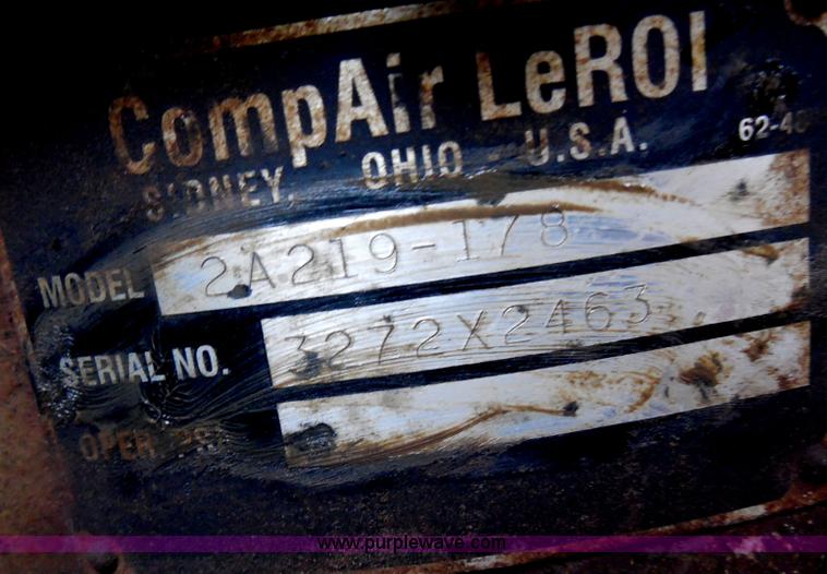 image for item H3241 CompAir Leroi 185 air compressor