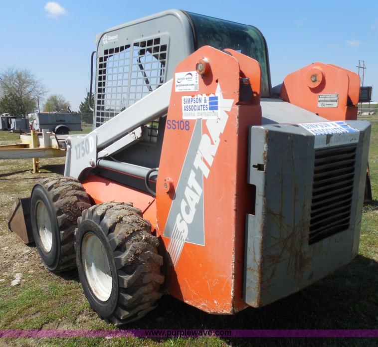 image for item H3244 1999 Scattrak 1750D skid steer