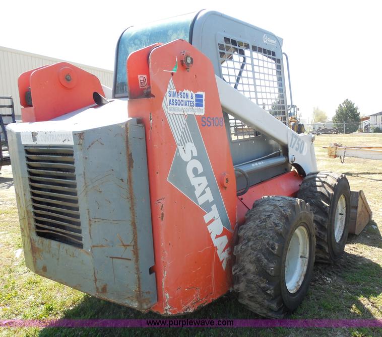 image for item H3244 1999 Scattrak 1750D skid steer