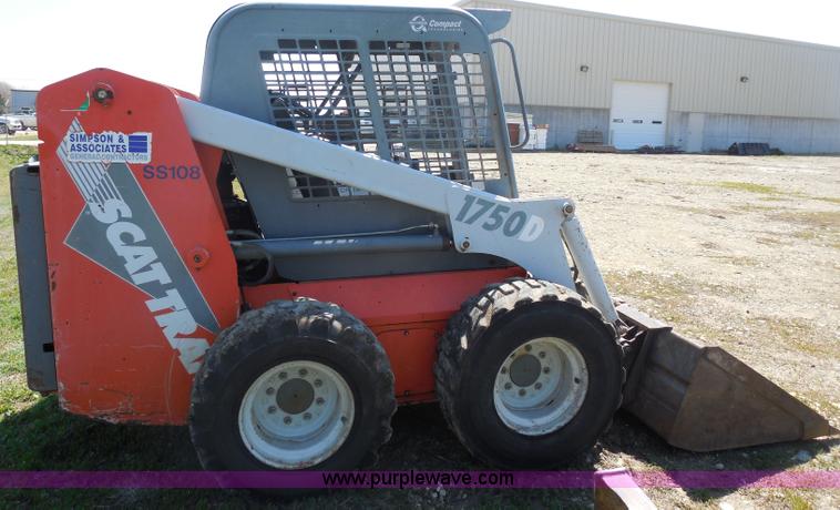 image for item H3244 1999 Scattrak 1750D skid steer