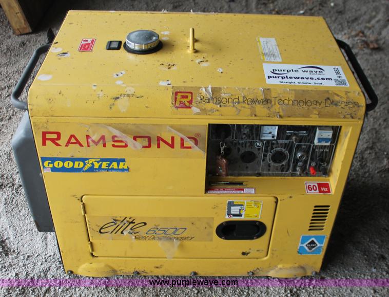image for item H3652 Ramsond Elite 6500 silent generator