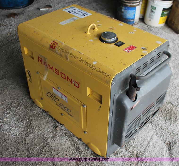 image for item H3652 Ramsond Elite 6500 silent generator