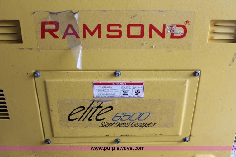 image for item H3652 Ramsond Elite 6500 silent generator