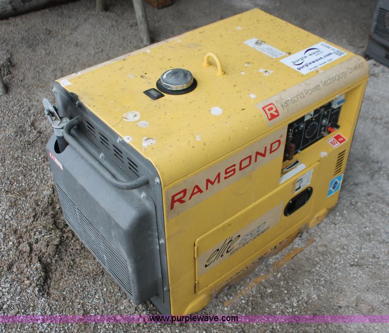 image for item H3653 Ramsond Elite 6500 silent generator