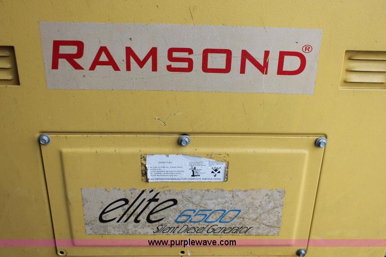 image for item H3653 Ramsond Elite 6500 silent generator
