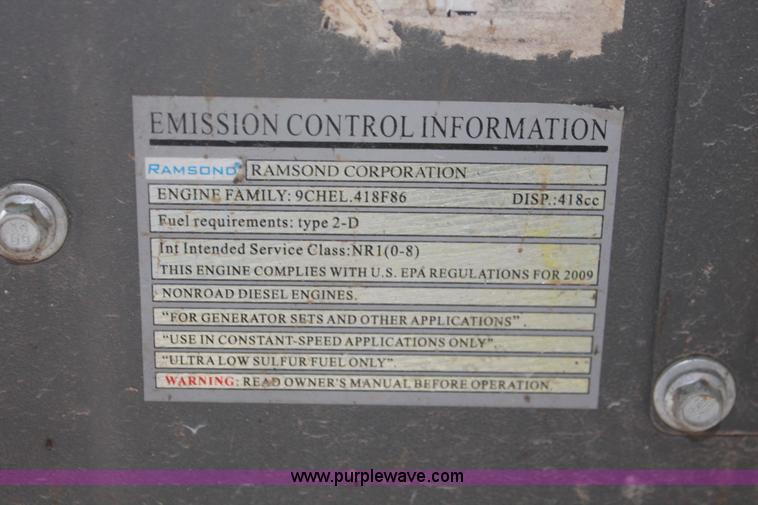 image for item H3653 Ramsond Elite 6500 silent generator