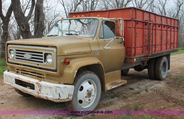 image for item H3654 1973 Chevrolet C60 grain truck