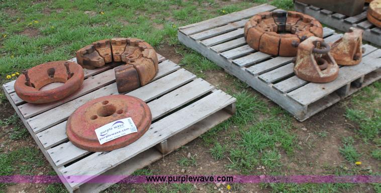 image for item H3659 Ford wheel weight set and Case hub set