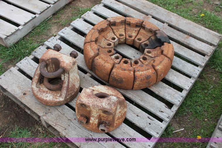 image for item H3659 Ford wheel weight set and Case hub set