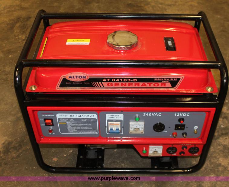 image for item H3663 Alton AT04103-D portable generator