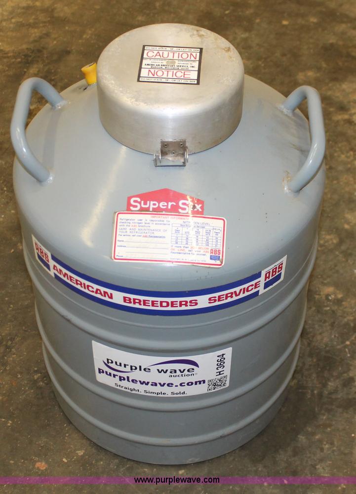 image for item H3664 American Breeders Service Super Six semen cooler