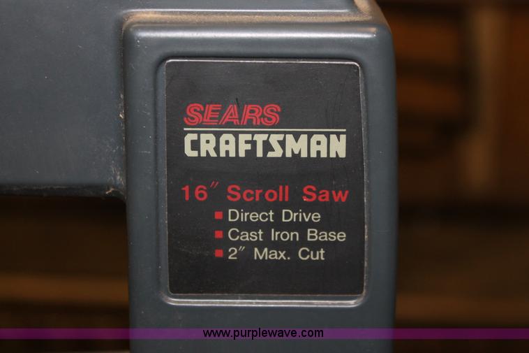 image for item H3668 Sears Craftsman 16" scroll saw
