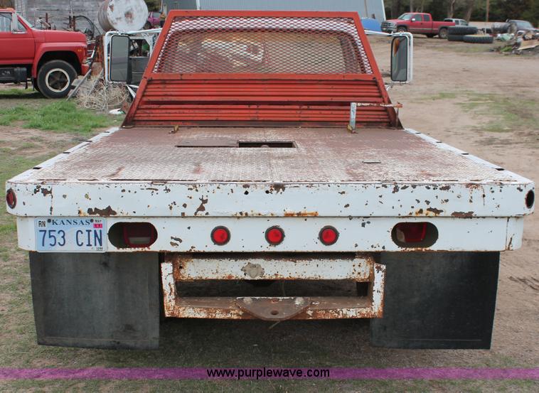 image for item H3696 1981 Chevrolet Scottsdale C30 flat bed truck