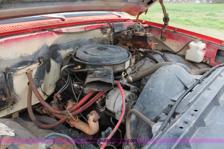 image for item H3696 1981 Chevrolet Scottsdale C30 flat bed truck
