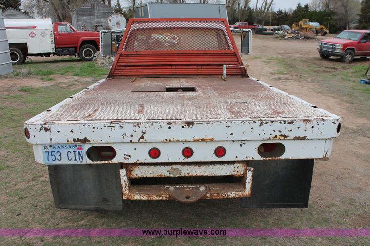 image for item H3696 1981 Chevrolet Scottsdale C30 flat bed truck