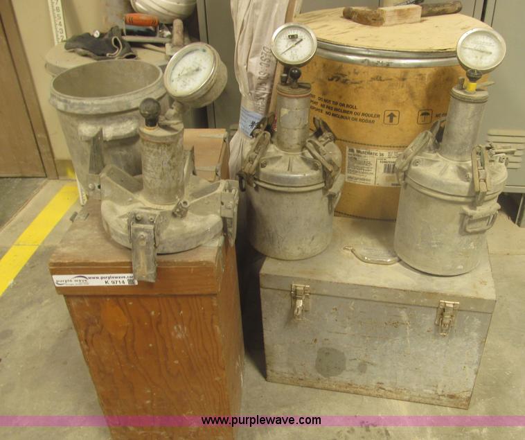 image for item K9714 (3) concrete air pressure testing meters
