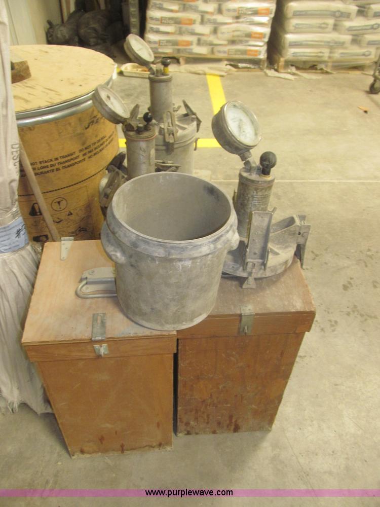 image for item K9714 (3) concrete air pressure testing meters