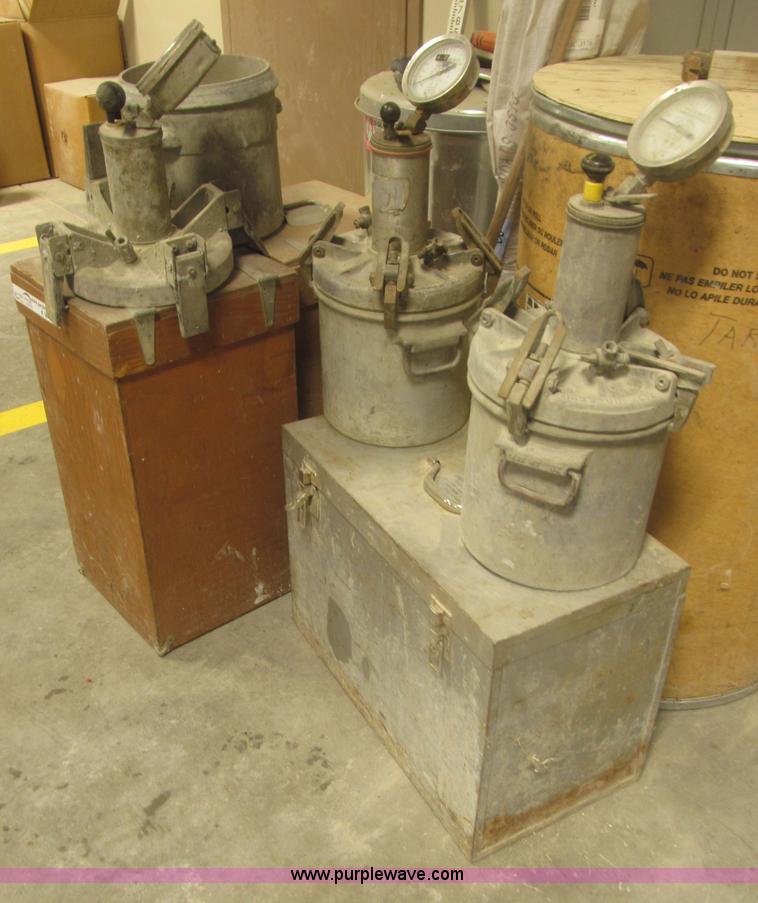 image for item K9714 (3) concrete air pressure testing meters