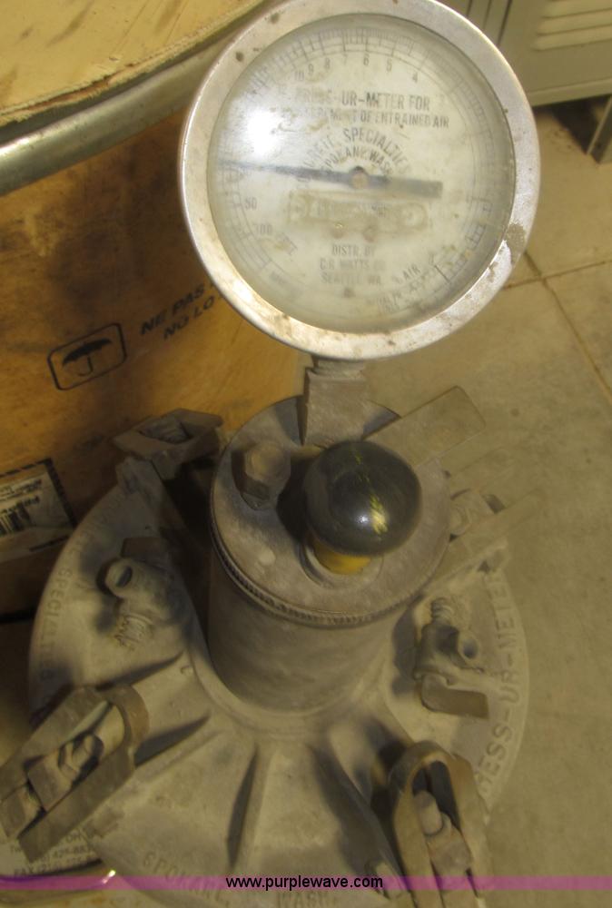 image for item K9714 (3) concrete air pressure testing meters