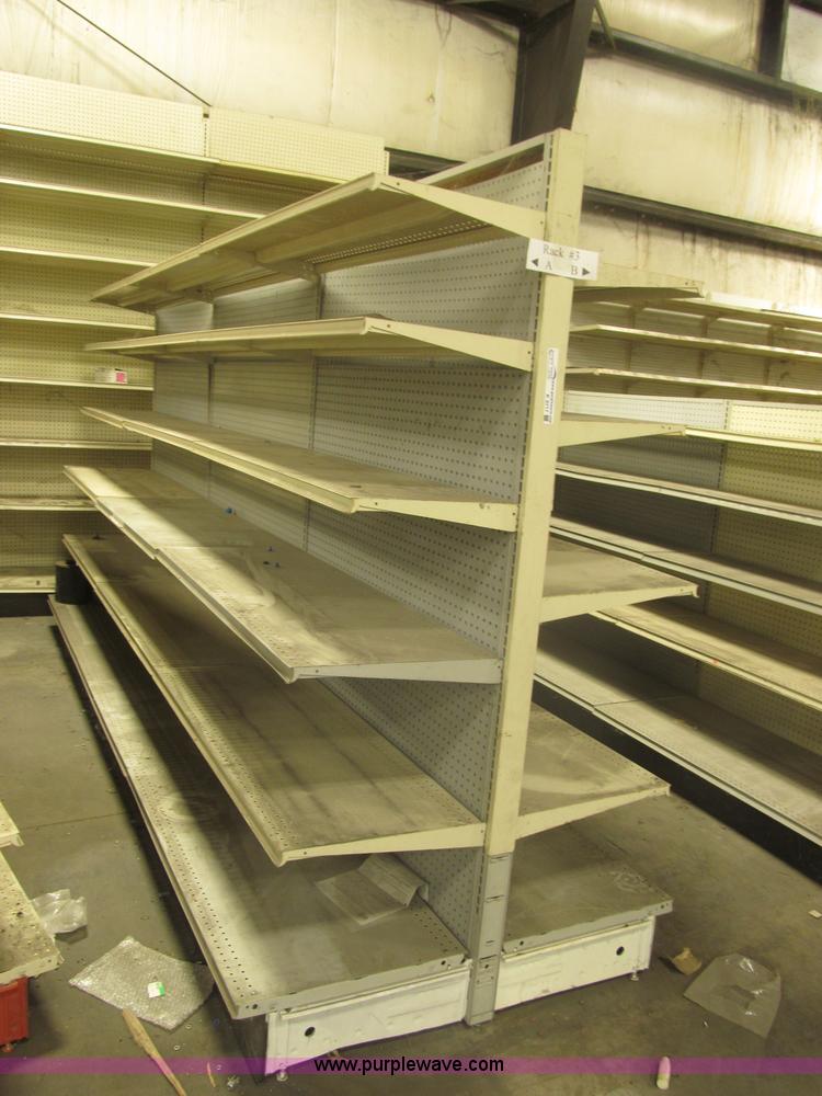 image for item K9717 Metal shelving and gondolas