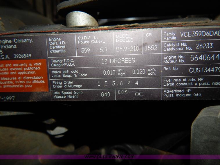 image for item V9910 1997 Cummins 5.9L 12V diesel engine