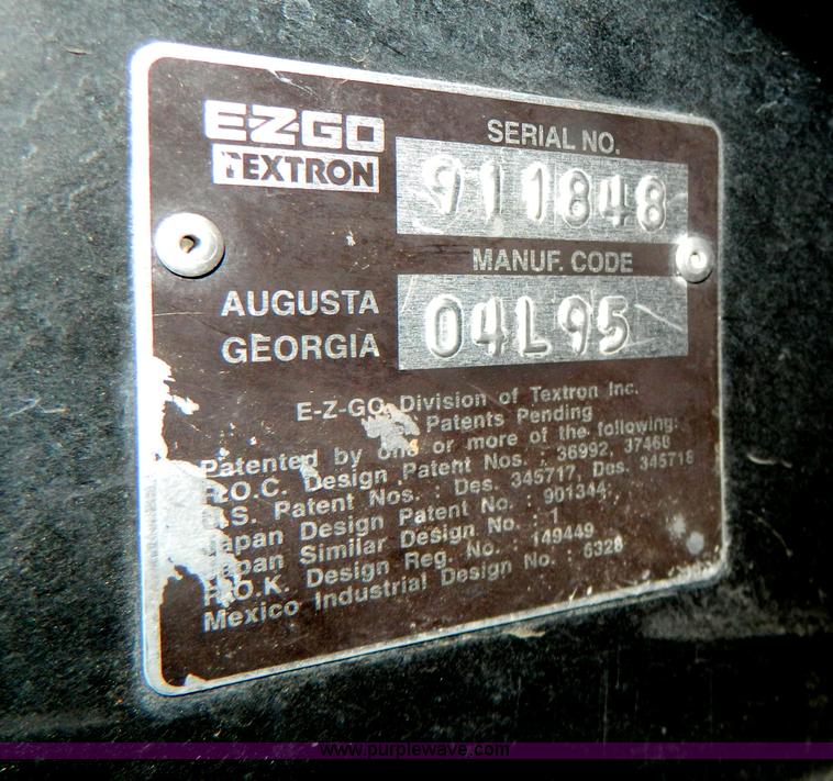 image for item Y9322 EZ-Go Freedom golf cart