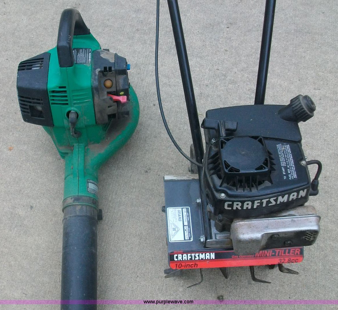 Craftsman mini tiller in Wamego, KS Item C1105 sold Purple Wave