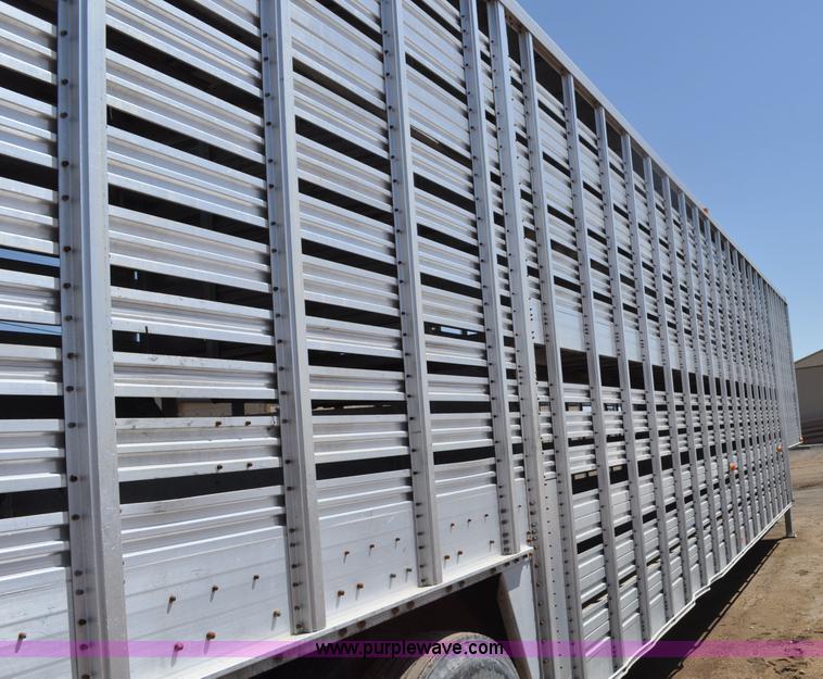 image for item C3497 1980 Wilson aluminum cattle pot trailer