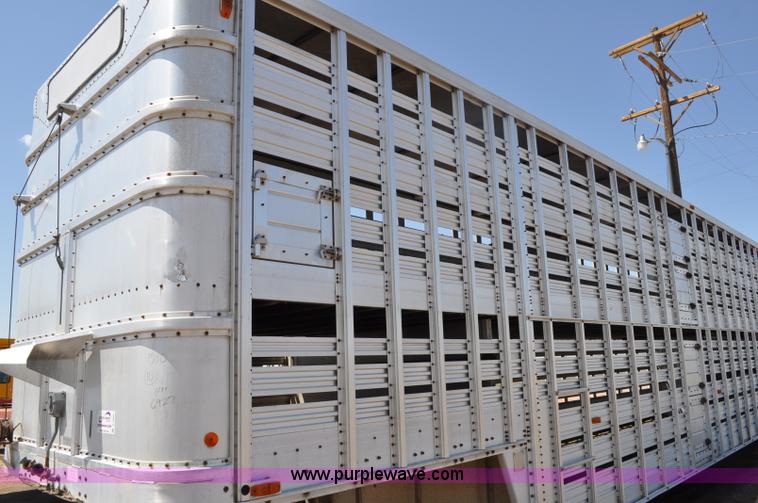 image for item C3497 1980 Wilson aluminum cattle pot trailer