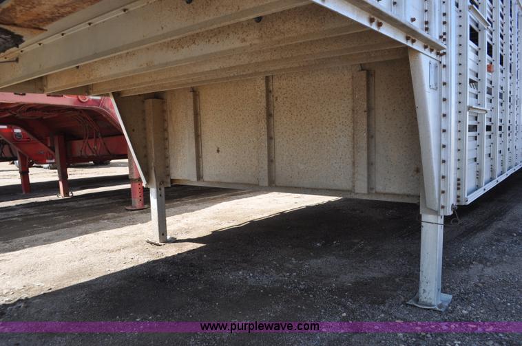 image for item C3497 1980 Wilson aluminum cattle pot trailer