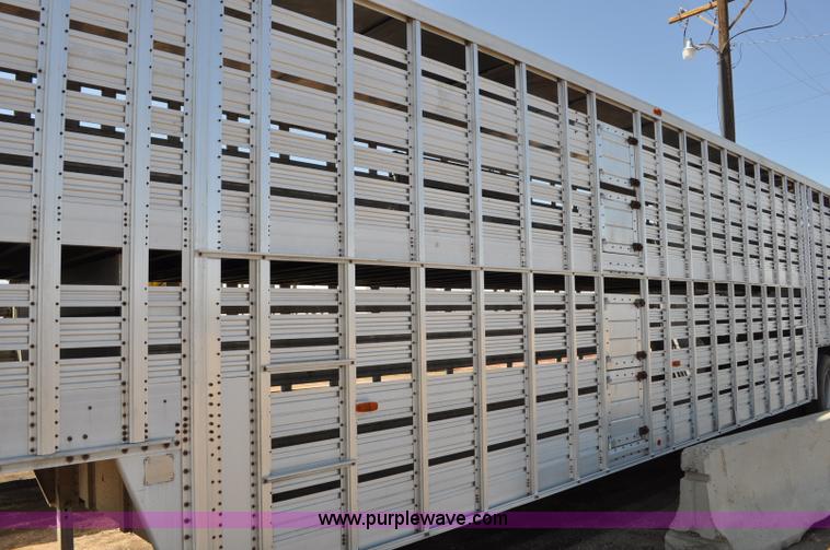 image for item C3497 1980 Wilson aluminum cattle pot trailer