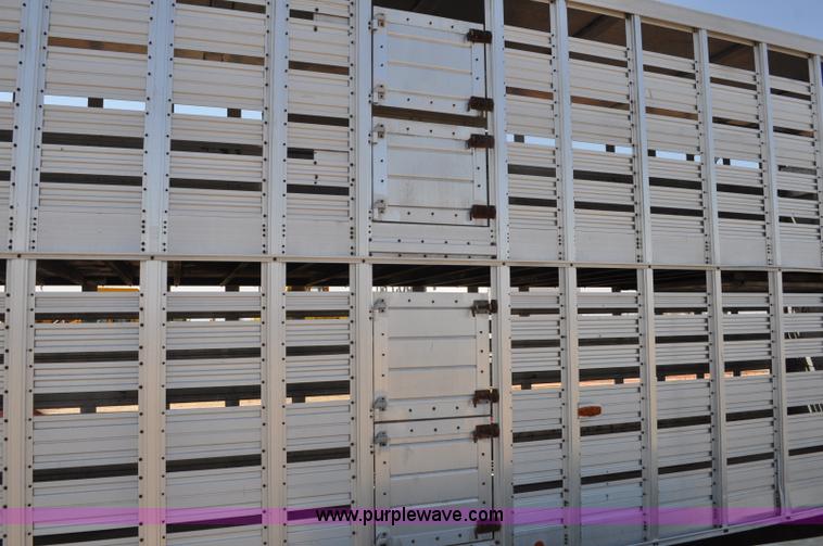 image for item C3497 1980 Wilson aluminum cattle pot trailer