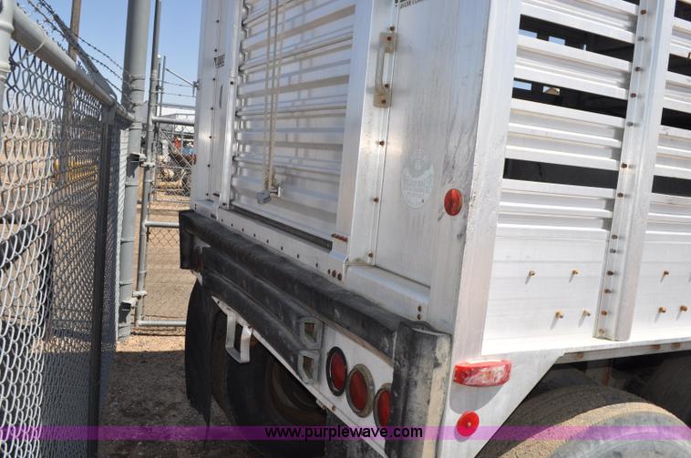 image for item C3497 1980 Wilson aluminum cattle pot trailer