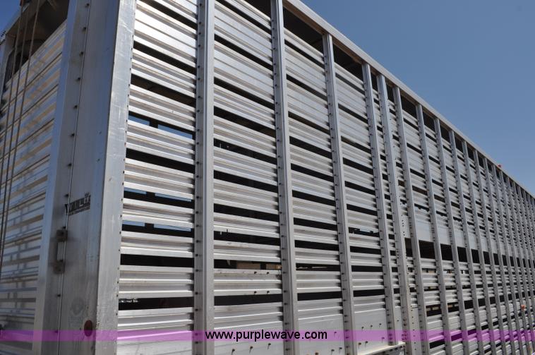 image for item C3497 1980 Wilson aluminum cattle pot trailer