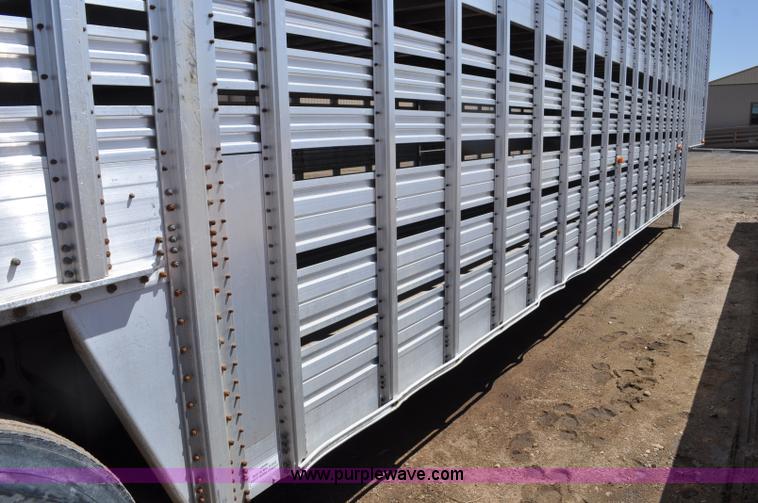 image for item C3497 1980 Wilson aluminum cattle pot trailer
