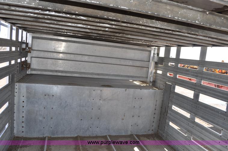 image for item C3497 1980 Wilson aluminum cattle pot trailer