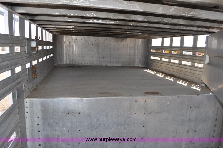 image for item C3497 1980 Wilson aluminum cattle pot trailer