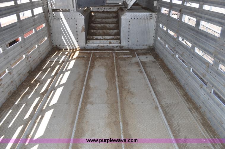 image for item C3497 1980 Wilson aluminum cattle pot trailer