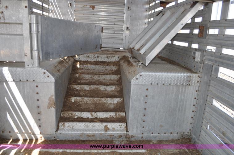 image for item C3497 1980 Wilson aluminum cattle pot trailer