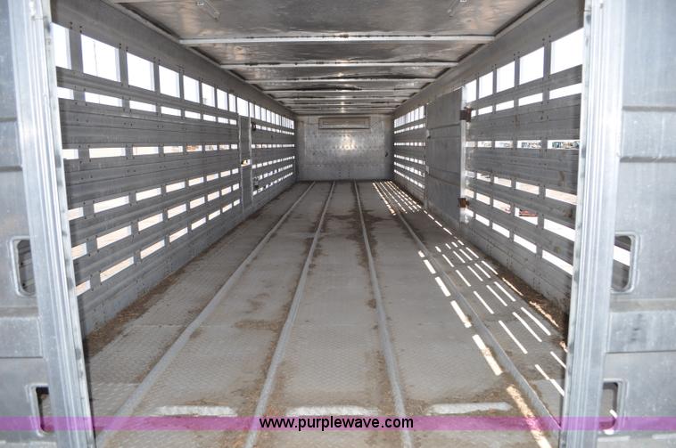 image for item C3497 1980 Wilson aluminum cattle pot trailer