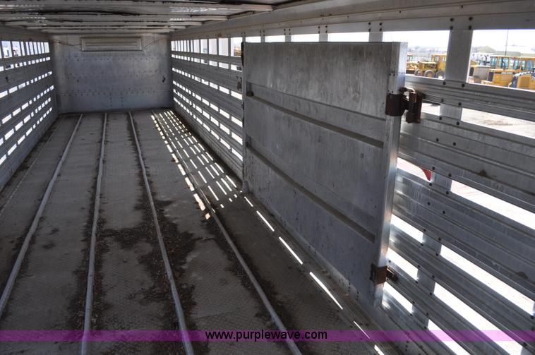 image for item C3497 1980 Wilson aluminum cattle pot trailer