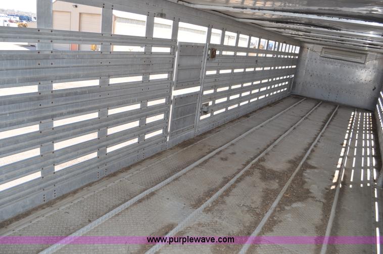 image for item C3497 1980 Wilson aluminum cattle pot trailer