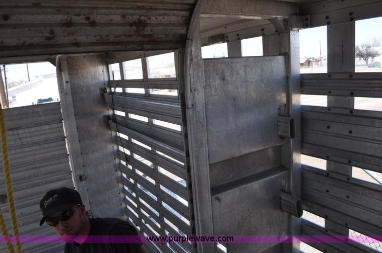 image for item C3497 1980 Wilson aluminum cattle pot trailer