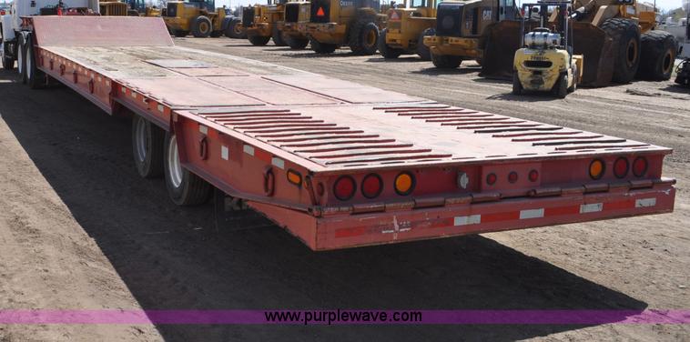 image for item C3498 1998 Load King tandem axle equipment trailer