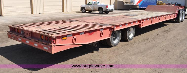 image for item C3498 1998 Load King tandem axle equipment trailer