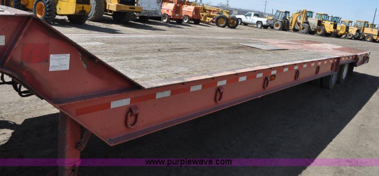 image for item C3498 1998 Load King tandem axle equipment trailer