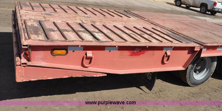 image for item C3498 1998 Load King tandem axle equipment trailer