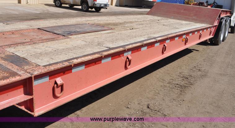 image for item C3498 1998 Load King tandem axle equipment trailer