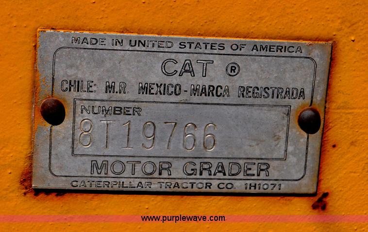 image for item C3500 1956 Caterpillar 12 motor grader