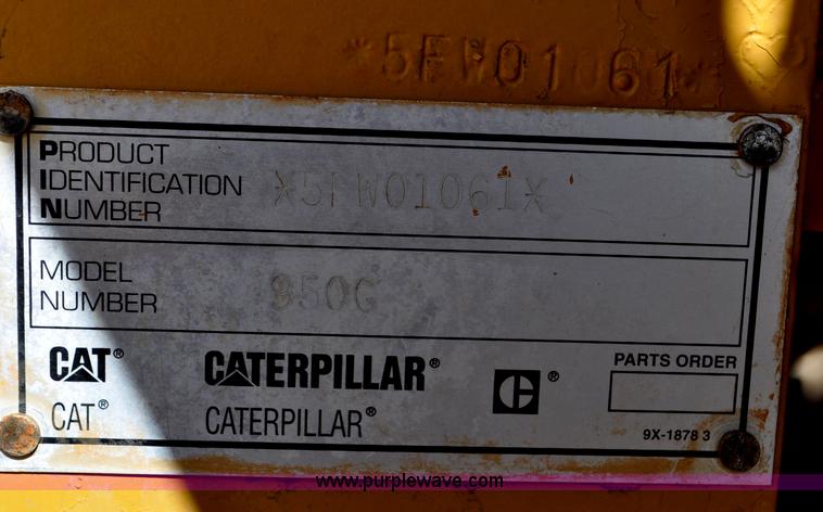 image for item G6004 1999 Caterpillar 950G wheel loader